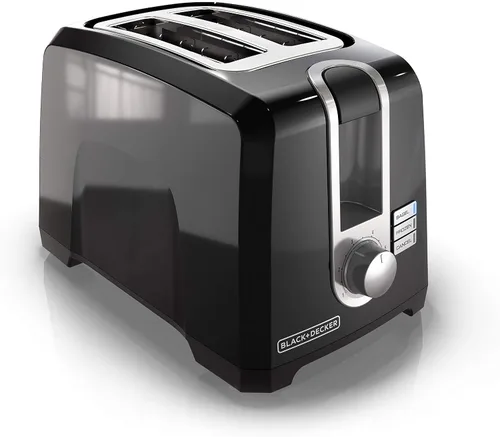 Vista 5 de BLACK+DECKER Crush Master Blender, 10 velocidades con cuchillas de acero inoxidable, negro, BL2010BP y BLACK+DECKER - Tostadora de ranura extra