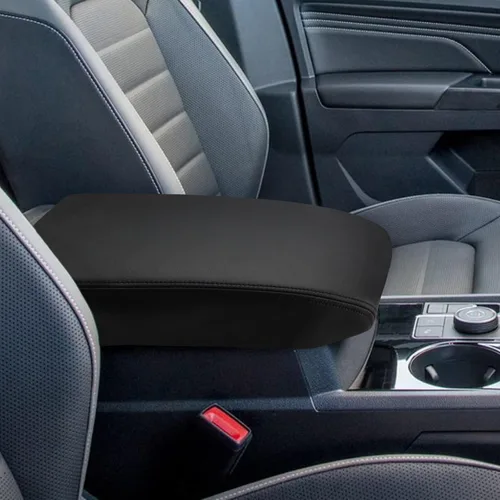 Vista 12 de INTGET Funda para consola central Volkswagen/VW Atlas 2025 2024, funda de cojín para reposabrazos, cubierta de consola central, protector de tapa