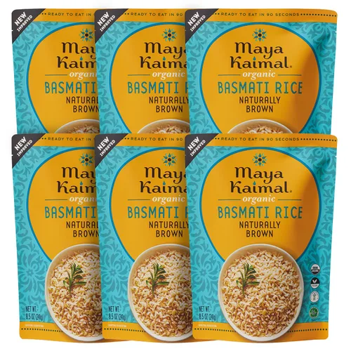 Vista 10 de MAYA KAIMAL Organic Turmeric & Cumin Basmati Rice, 8.5 OZ
