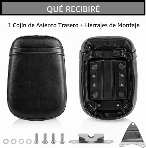 Vista 5 de PSLER Cojín para asiento trasero de pasajero para Shadow Aero VT750C 2004-2023 Reemplazo del asiento del pasajero trasero diseñado