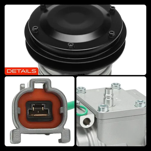 Vista 9 de A-Premium Compresor de aire acondicionado con embrague compatible con excavadora John Deere for Excavator