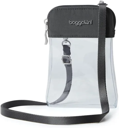 Vista 10 de Baggallini Bandolera Clear Explorer para mujer