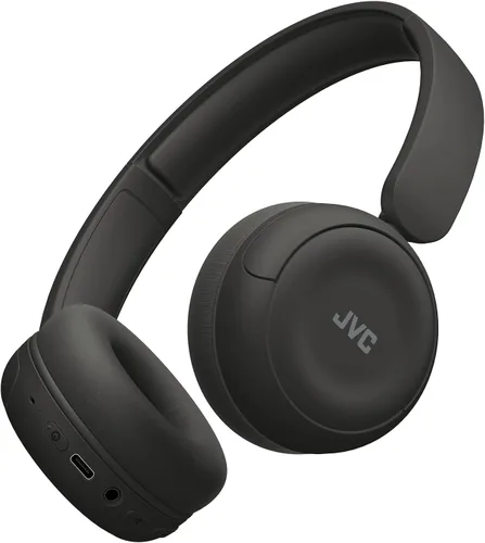 Vista 10 de JVC Auriculares inalámbricos con vida útil de batería de 50H, almohadillas suaves, diseño plegable, Bluetooth 5.3, conexión multipunto, aplicación