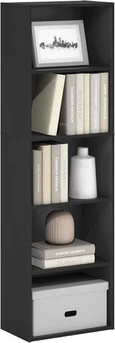 Vista 57 de Furinno PASIR - Estantería de libros de 2 niveles, estantería moderna de 9 x 12 x 21, estanterías abiertas para sala de estar, dormitorio, oficina