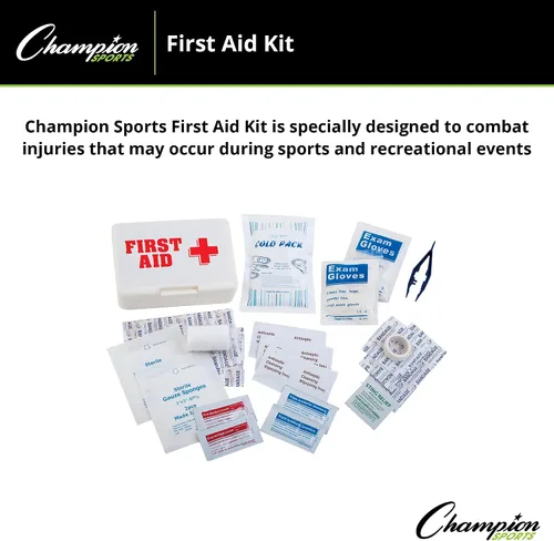 Vista 3 de Champion Sports Kit de primeros auxilios (blanco)