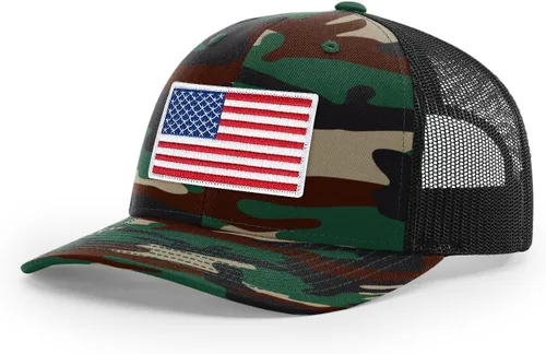 Vista 286 de Joe's USA Richardson 112 - Gorras de camionero con parche gráfico personalizado - Gorras estructuradas de cinco y seis paneles Richardson Premium