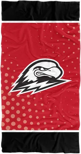 Vista 78 de LOGOVISION Manta Abilene Christian University, 30x60 Logo Dots CottonFront/PolyBackBeachTowel