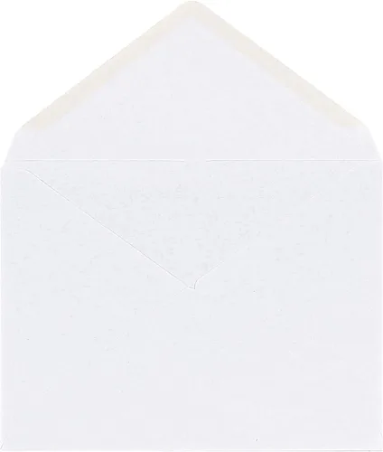 Vista 3 de Office Depot Sobres de invitación, 4 3/8 pulgadas x 5 3/4 pulgadas, blanco, paquete de 100, 12033