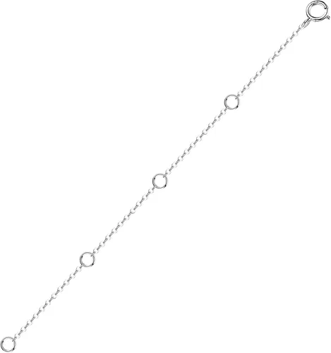 Vista 10 de Extensor de Collar de Oro Sólido de 14K Extensor de Pulsera Real de 2 3 4 Pulgadas Cadena Ajustable Duradera Extensión de Tobilleras de Oro