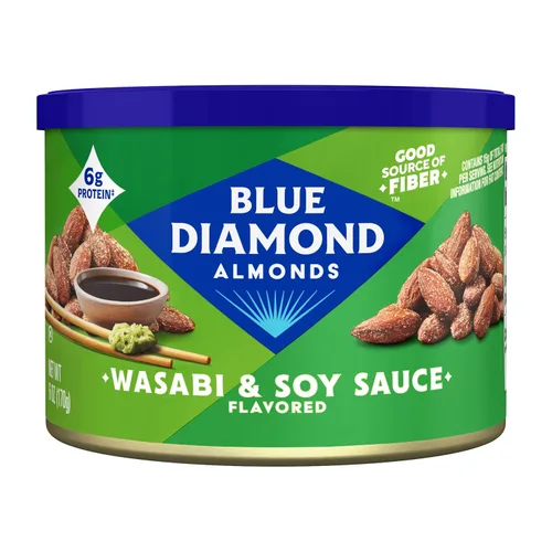 Vista 15 de Blue Diamond Almonds Nueces dulces con sabor a arándano, 6 onzas, paquete de 1