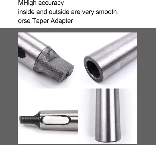 Vista 3 de ATOPLEE 3 unids Morse Taper Drill Sleeve Reductor Adaptador para Torno Fresado, MT2 a MT1, MT3 a MT2, MT4 a MT3