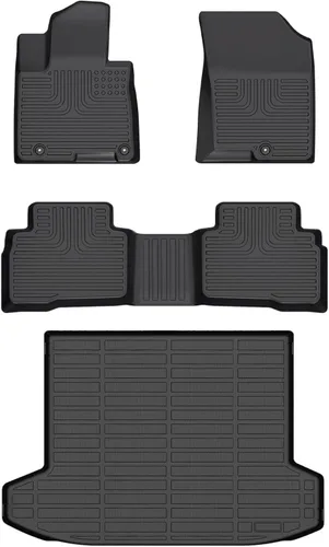 Vista 89 de Alfombrillas para Jeep Compass 2007-2016/2007-2016 Jeep Patriot/Dodge Caliber 2007-2012 para todo tipo de clima con forro de carga para automóvil