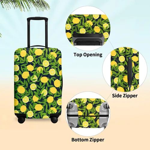 Vista 10 de URBEST Funda protectora para maleta, antiarañazos y suciedad, Otoño de vidrieras