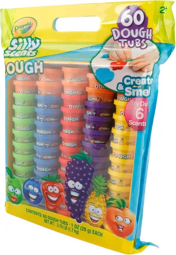 Vista 3 de Crayola Silly Scents Masa de 60 unidades x 1 oz, regalos del día de Pascua y recuerdos de fiesta, juguetes para niños para bolsas de recuerdos