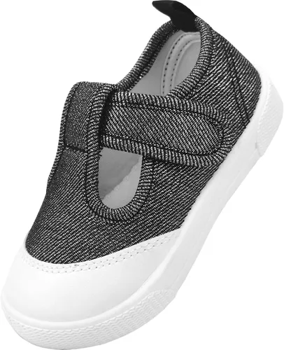 Vista 2 de Zapatillas de lona Mary Jane con correa en T para niñas pequeñas