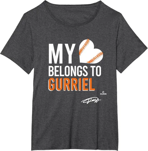 Vista 4 de My Heart Belongs To Yuli Gurriel Camiseta