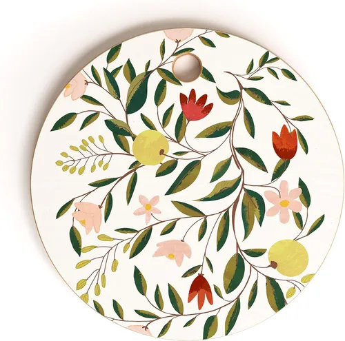 Vista 30 de Society6 Tabla de cortar de bambú 83 naranjas botánicas Boho Art Decoración de cocina Tabla de servir segura para alimentos, alia, 11.5 pulgadas