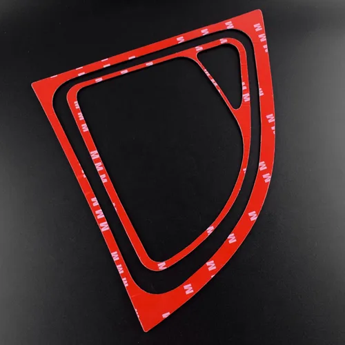 Vista 6 de Fibra de carbono, para BMW, cubierta de marco de palanca de cambios de consola central para BMW Serie 1 E81 E82 E87 E88 2008-2013, accesorios