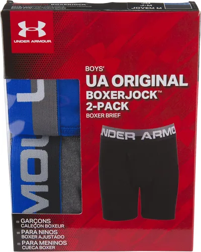Vista 3 de Under Armour Boys' Performance Boxer Briefs, Lightweight & Smooth Stretch Fit