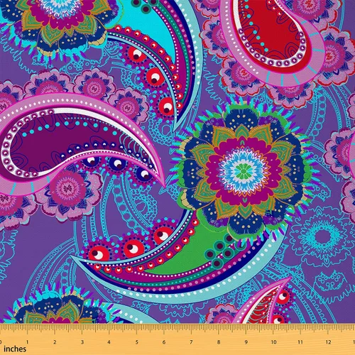 Vista 36 de Castle Fairy - Tela decorativa con flores Mandala de Castle Fairy por The Yard, diseño rústico de diente de león floral naturaleza planta