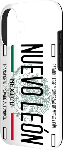 Vista 2 de Neoleonés Nuevo Leon License Plate Phone Case for iPhone 17