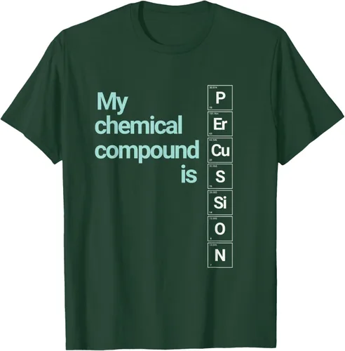 Vista 21 de Percussion Band Geek My Chemical Compound T-Shirt