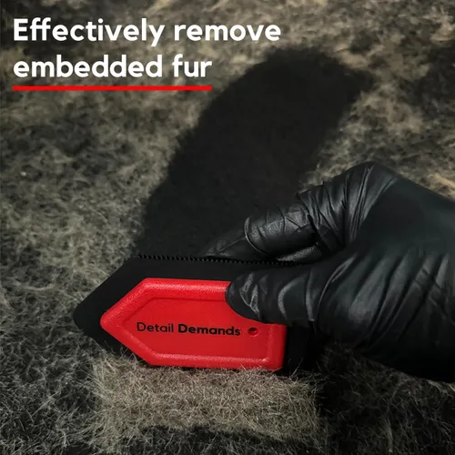 Vista 2 de Mini removedor de pelo de mascotas Removedor de pelo de perro para alfombras de coche y suministros de limpieza de automóviles, removedor de pelo