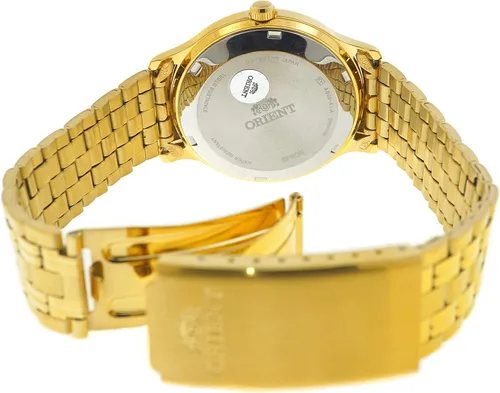 Vista 3 de Orient TriStar reloj clásico automático negro esfera oro AB05004B