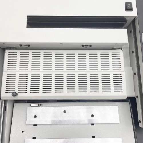 Vista 6 de Máquina automática de encuadernación de libros de fusión en caliente, carpeta de libros de acero grueso, carpeta de pegamento caliente de 1000 W