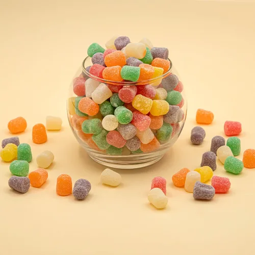 Vista 7 de Gotas de especias, gotas de goma de mascar especiadas, caramelos de goma, bolsa de 2 libras Menta verde, gaulteria, menta, clavo, anís, canela