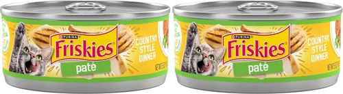Vista 10 de Purina Friskies Country Style Dinner - Alimento húmedo para gatos, (24) latas de 5.5 onzas
