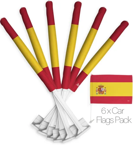 Vista 20 de Paquete de bandera de coche de la Copa del Mundo 2022 de Gales, bandera americana para carros, decoración de automóviles, pancarta pequeña