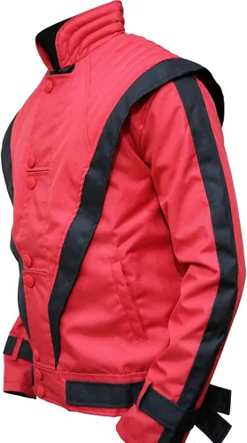 Vista 3 de MJ Thriller Chaqueta Rojo Cordura
