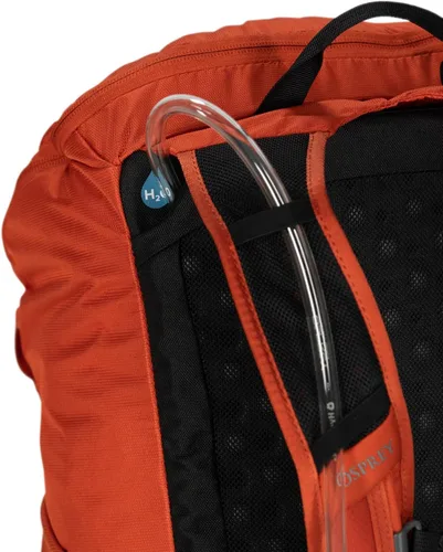 Vista 8 de Osprey Skarab 18L Mochila de senderismo para hombre con depósito hidráulico, verde tundra, talla única, Tundra Verde, Mochila de senderismo Skarab