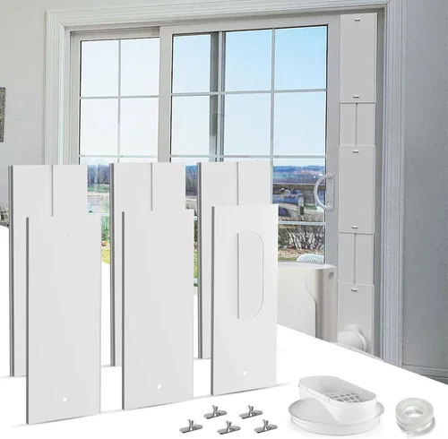 Vista 10 de Kit de ventilación portátil de ventana de CA con manguera