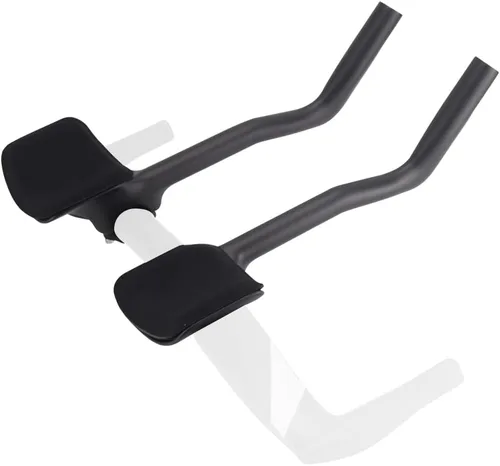 Vista 14 de TT Bars Carbon Bike Areo Bars Manillar RXL SL Bullhorn Manillar 340 Carbon Aero Bars Aero Manillares Negro 3K Brillante 31.8X340mm Triatlón Aero
