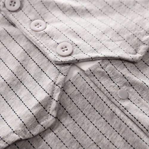 Vista 6 de Yierying - Mono de manga corta para niños y niñas, de algodón, para verano, 2 piezas, mameluco, ropa de bebé
