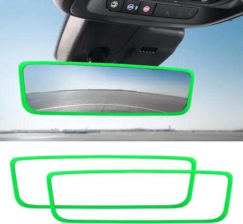 Vista 17 de Ohleats Marco Protector para Espejo Retrovisor de Coche, Funda de Protección de Borde de Espejo Retrovisor de Silicona Compatible con Modelo 3
