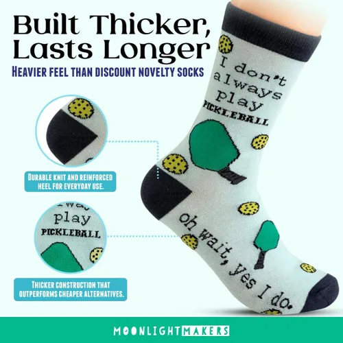 Vista 38 de Moonlight Makers Funny Colored Socks, Novelty Socks, Stocking Stuffer, Unisex Socks