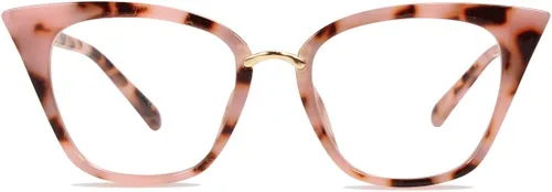Vista 8 de Gafas de bloqueo de luz azul, gafas de computadora de ojo de gato para mujer, antirreflejos, antifatiga ocular, bloqueador de luz azul