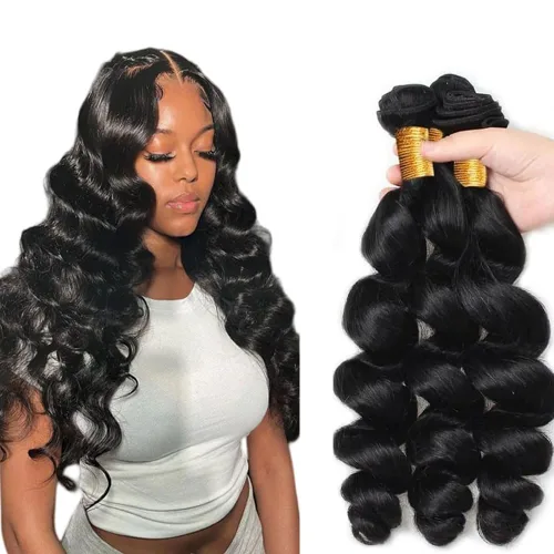 Vista 215 de 300g 1B27 Human Hair Bundles Honey Blonde Bundles Human Hair 10A Brazilian Virgin Remy Hair Extensions 8 10 12 Inch