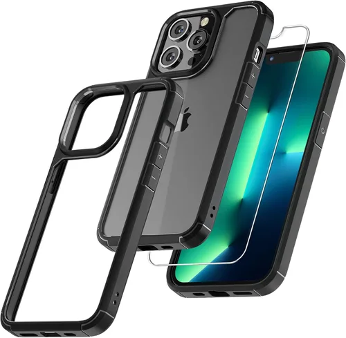 Vista 57 de TAURI Funda para iPhone 17, antiamarilleamiento con protector de pantalla, protección de grado militar, a prueba de golpes, delgada para iPhone 17