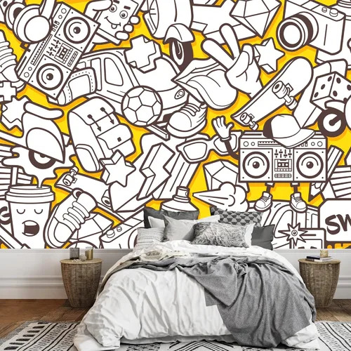 Vista 25 de wall26 - Fondo artístico abstracto para diseño. Vector - Mural de pared removible. Papel pintado autoadhesivo grande - 66x96 pulgadas