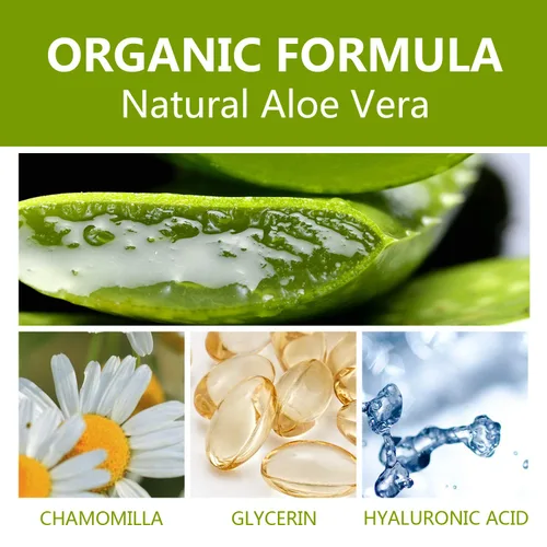 Vista 6 de benatu Gel de Aloe Vera para Cara y Cabello, 100% Puro Prensado en Frío, Hidratante Facial Natural para Alivio de Quemaduras Solares, Acné, Cuidado