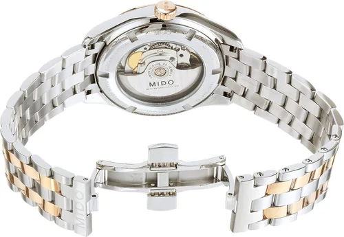 Vista 3 de MIDO Belluna Gent - Reloj automático suizo para Hombre - Esfera plateada - Caja de 1.575 in - M0244072203100