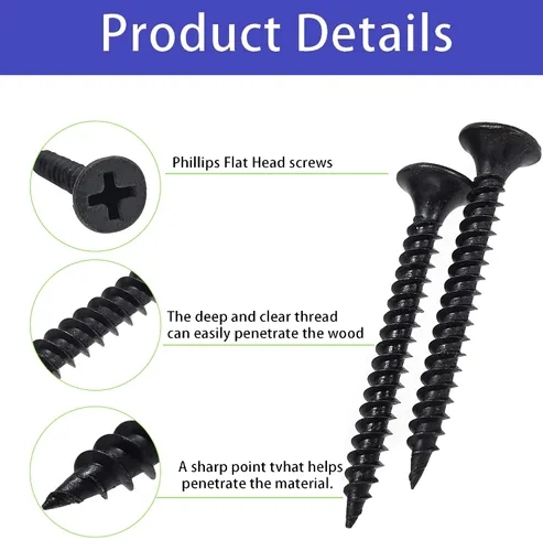 Vista 3 de Kit surtido de 480 tornillos para madera, juego de tornillos pequeños M3 M4, tornillos autorroscantes Phillips de cabeza plana, tornillo