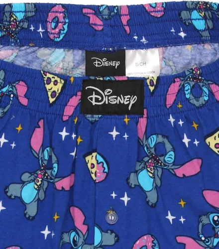 Vista 3 de Disney Lilo & Stitch - Pantalones cortos de algodón para hombre, con botones