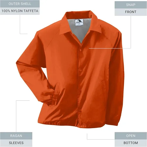 Vista 2 de Augusta Sportswear - Chaqueta de entrenador, de nailon con forro