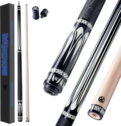 Vista 15 de KONLLEN Maple Pool Cue Stick, 58 Inch Low Deflection AK-02P-0.5 in