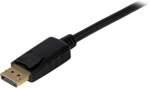 Vista 2 de StarTech - Cable DisplayPort a VGA activo de 35.8 in, 1080p, DP 1.2 (DP2VGAMM3B) 1m, DP++ Source, EDID & DDC Pass-Through, Latching, VGA Screw